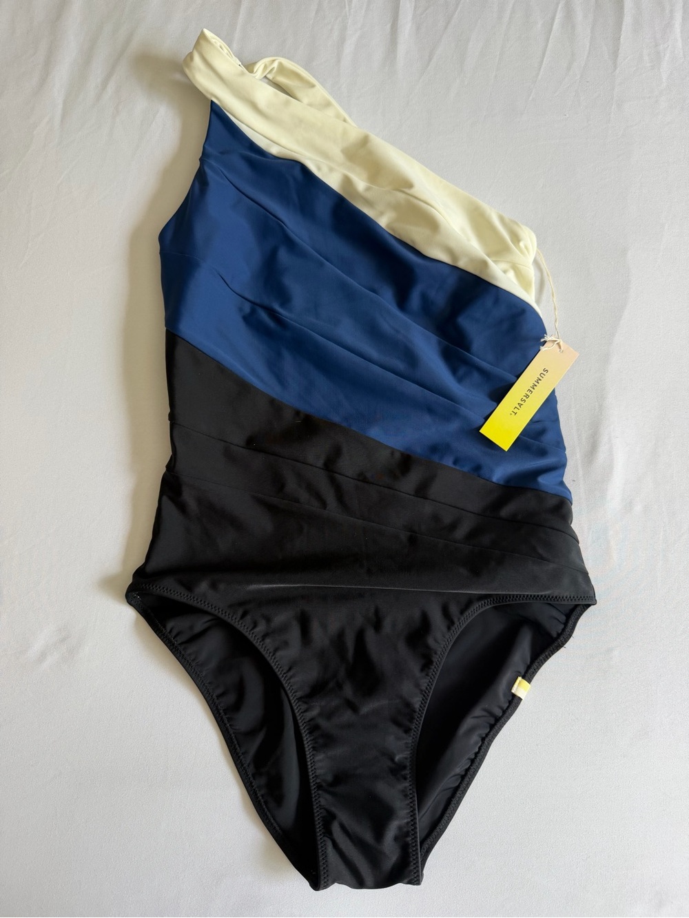NWT Summersalt "The Sidestroke" One Shoulder One Piece Bathing Suit - Picture 3 of 16
